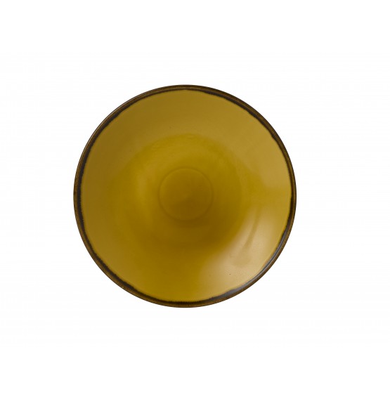 Harvest Mustard Deep Coupe Plate